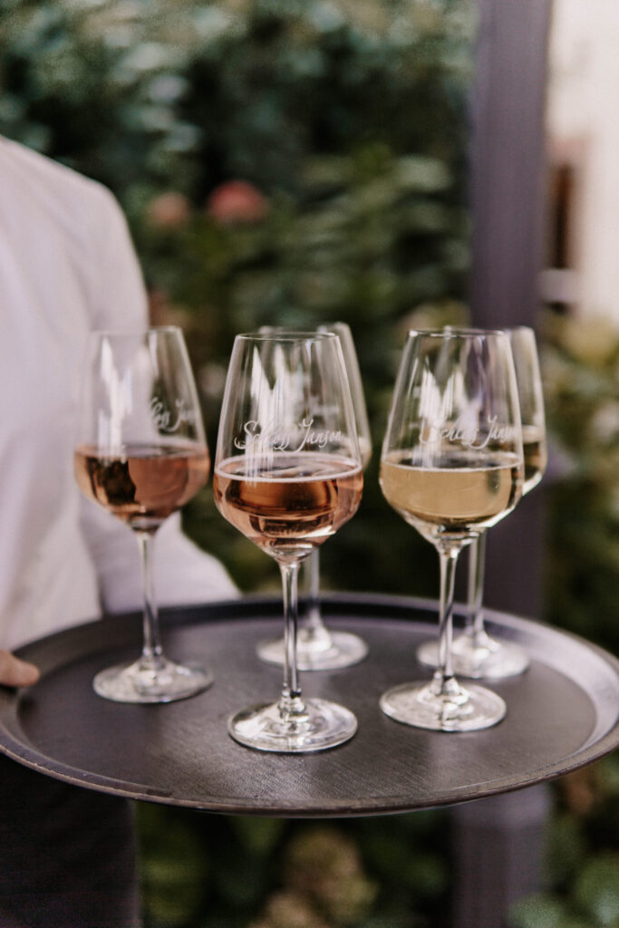 Schloss Janson, Weingut Hochzeit nahe Heidelberg mit festlicher Atmosphäre