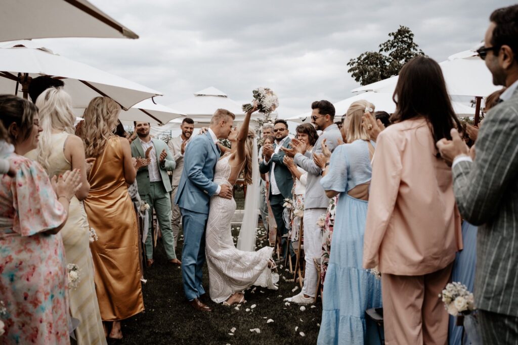 Freie Trauung auf Schloss Janson in der Pfalz - Heirat im Weingut